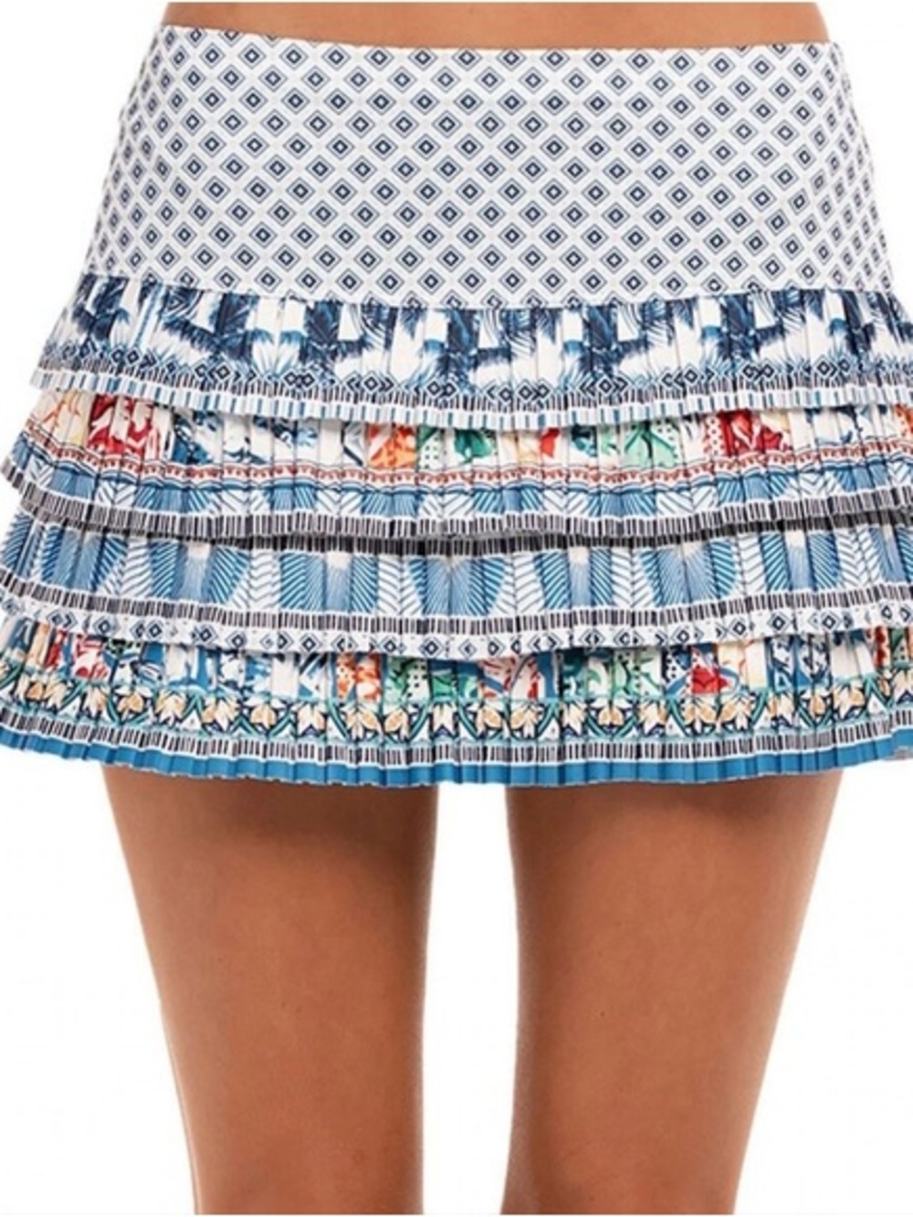 Lucky in love playing in paradise tennis skirt